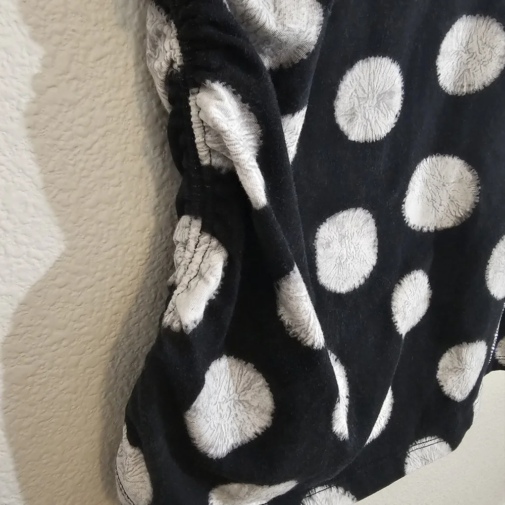Michael Kors Top Small Polka Dot Black and White